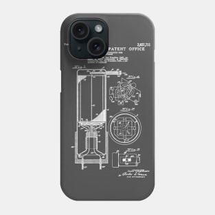 Early Television Patent White Phone Case