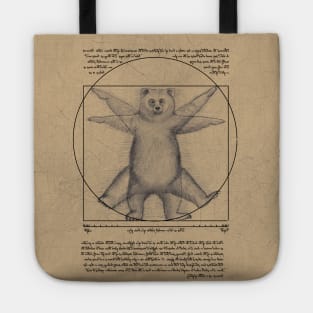 The Vitruvian bear Tote