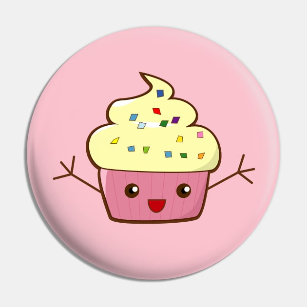 Happy Cupcake Hugs Pin by TheFlying6