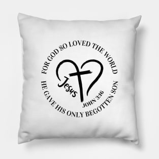 For God So Loved The World Pillow