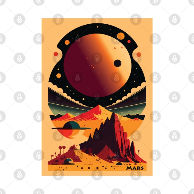 Mars, Space poster by BokeeLee