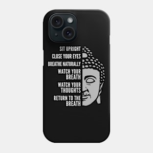 How to Meditate Step by Step Guide with Buddha Phone Case