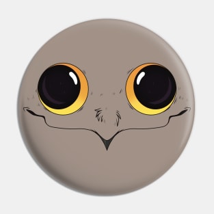 Potoo face Pin