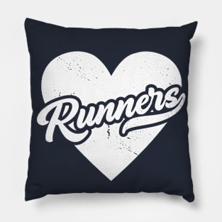 Vintage Roadrunners School Spirit // High School Football Mascot // Go Runners Pillow