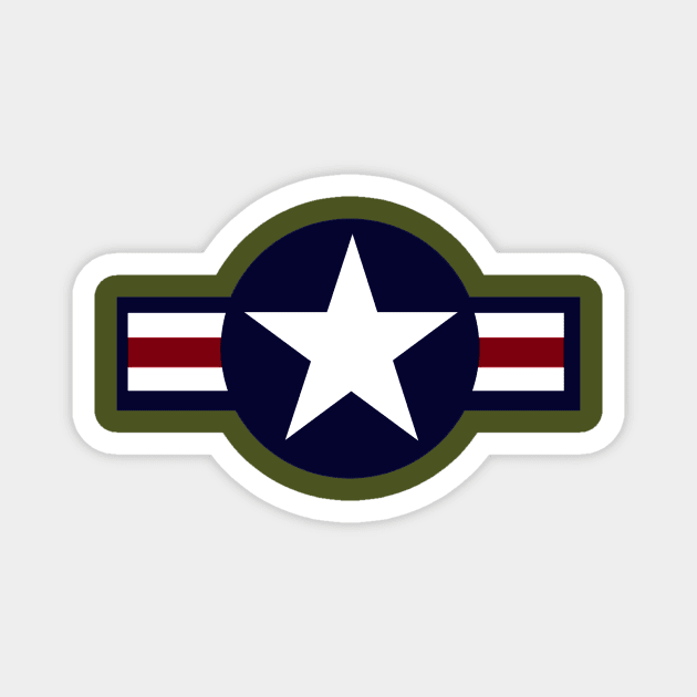 USA Fighter Insignia Magnet by SimonBreeze