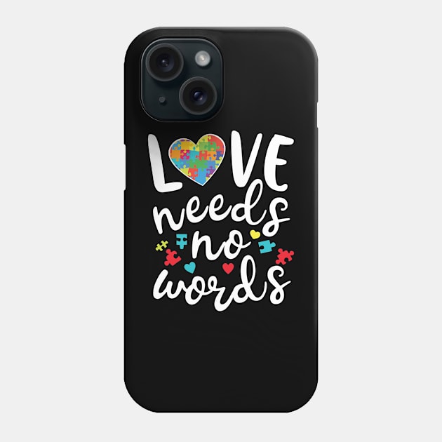 Love Needs No Words Phone Case by JanaeLarson