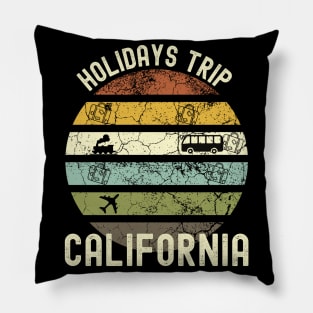 Holidays Trip To California, Family Trip To California, Road Trip to California, Family Reunion in California, Holidays in California, Pillow