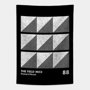 The Field Mice / Emma's House / Minimal Graphic Design Tribute Tapestry