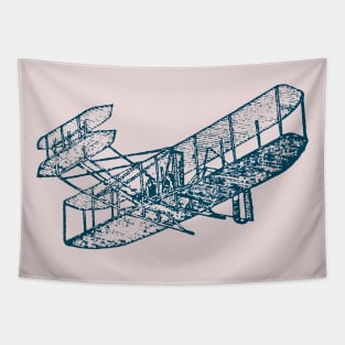 Historical plane design Tapestry