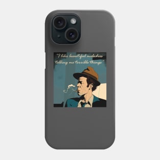 Tom Waits' beautiful melodies Phone Case