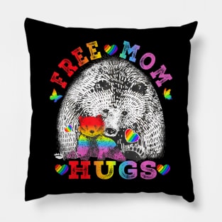 Gay Lgbt Pride Mama Bear For Women Free Mom Hugs Pillow