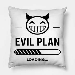 evil plan Pillow