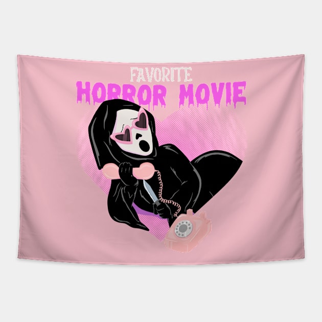 I Love Scary Movies Horror Movies Tapestry by Tip Top Tee's