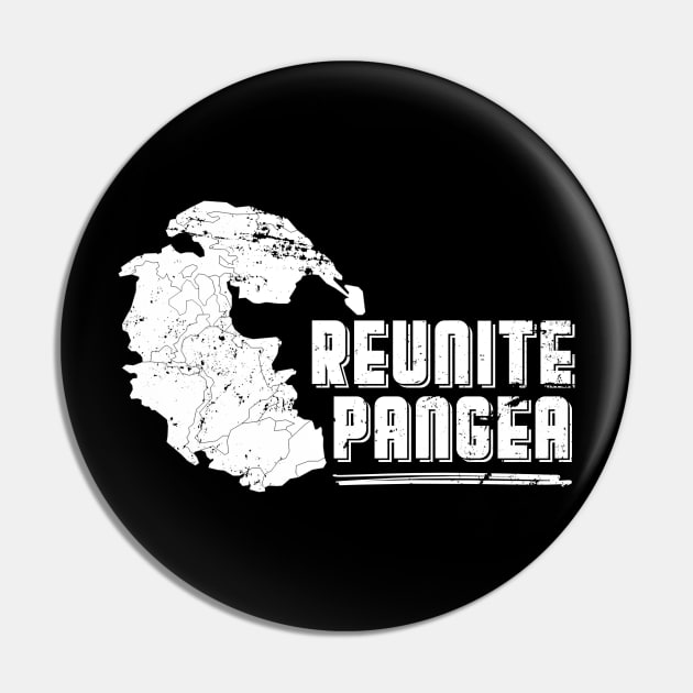 Reunite Pangea Geology Pin by shirtsyoulike
