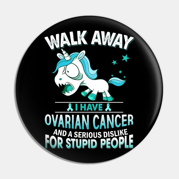 funny ovarian cancer grumpy unicorn warrior Pin by TeesCircle