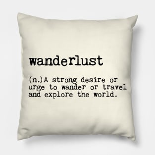 Wanderlust Pillow