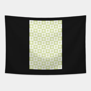 Copy of Lisa Says Gah Inspired Checkered Flower Trendy Sage Green Tapestry