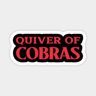 Quiver of Cobras Collective Animal Nouns Magnet