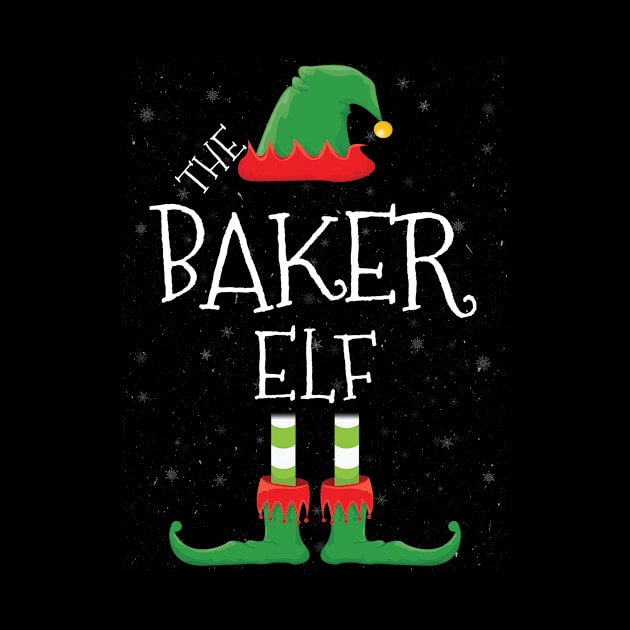 BAKER Elf Family Matching Christmas Group Funny Gift by tabaojohnny