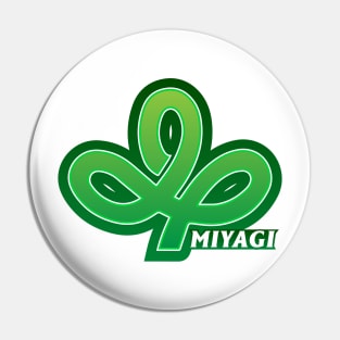 Miyagi Prefecture Japanese Symbol Pin