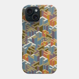 Seamless pattern illustration Square Shape art Phone Case