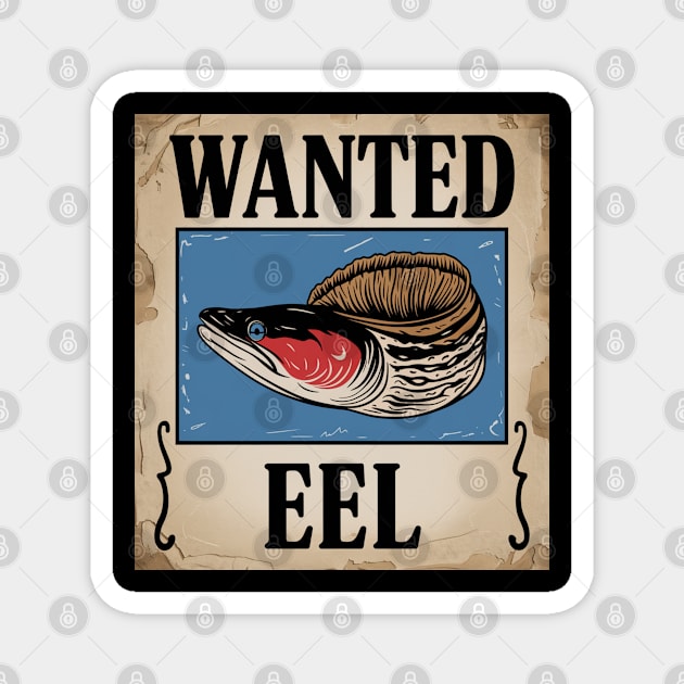 Eel Design, Cute Creature from the Ocean Dept Magnet by Pixel Threads 