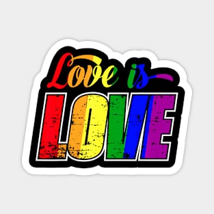 love is love Pride month LGBT love is love Magnet