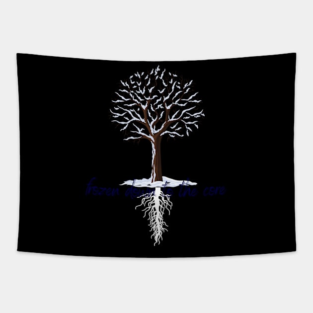 frozen down to the core Tapestry by Kidrock96