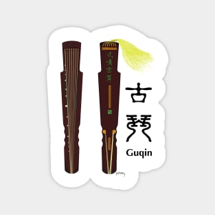 Guqin (Ancient Chinese musical instrument) series 1 Magnet