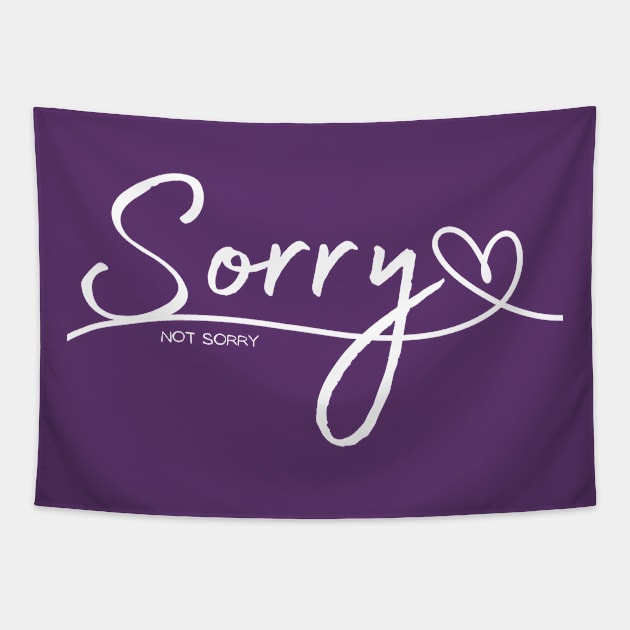 Sorry, not sorry Tapestry by Acidanthris