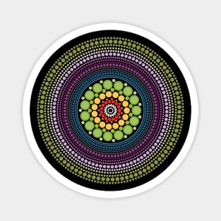 Rainbow Aboriginal Art Magnet