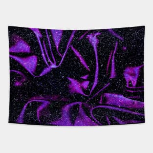 shiny purple satin with glitter elegant glamour burlesque pattern Tapestry