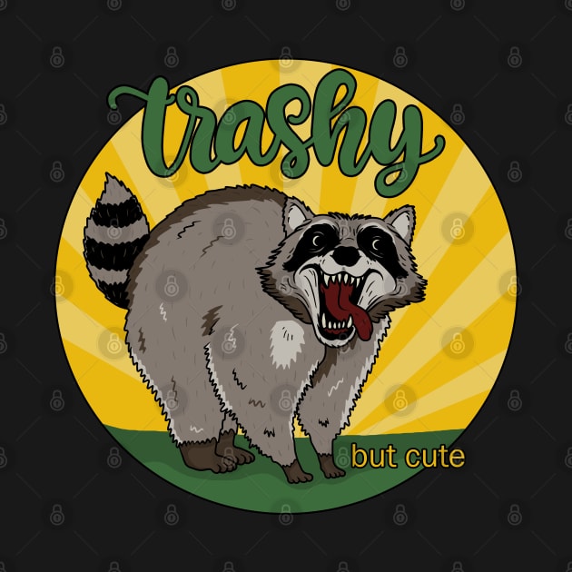 Raccoon - Trashy but cute by valentinahramov