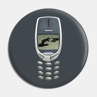 retro classic handphone Pin