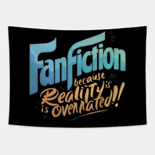 Fanfiction Because reality is overrated blue yellow Tapestry