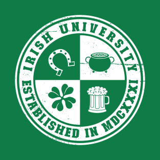 Irish University (White) T-Shirt