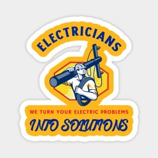 Turn Electric Problems to Solutions Electrician Magnet