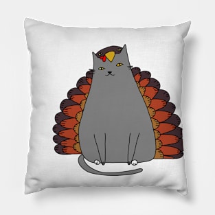 TurkeyCat Pillow