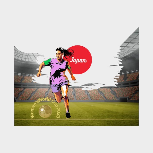 Japan Football Shirts, Unisex T-Shirt, Women’s World Cup, soccer t-shirts, football t-shirts, women’s football, Japanese national football by Clinsh Online 