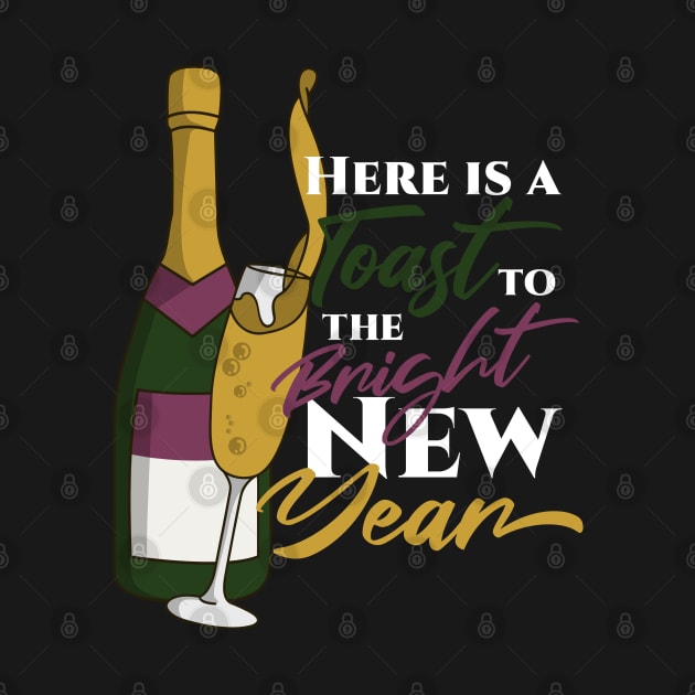 Here Is A Toast To The Bright New Year by A-Buddies
