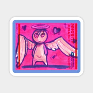 Pink Angel Slap (book version) Magnet