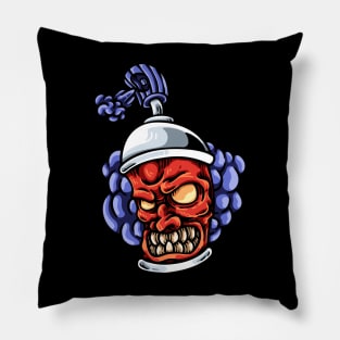 Spray Can Monster Pillow