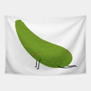 Upward facing zucchini Tapestry