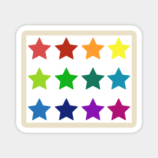 A galaxy of bright stars pattern Magnet