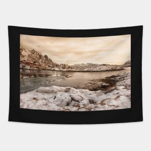 The Lone Fisherman Tapestry