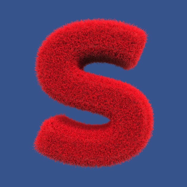 Fluffy letter S by Beerlogoff