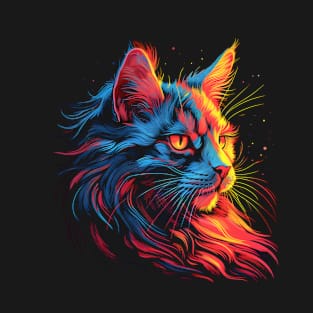 Neon Kitty #4 T-Shirt