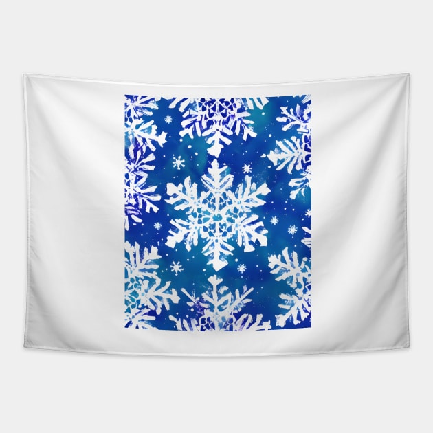 Snow Flakes Are Unique Tapestry by Bizaire
