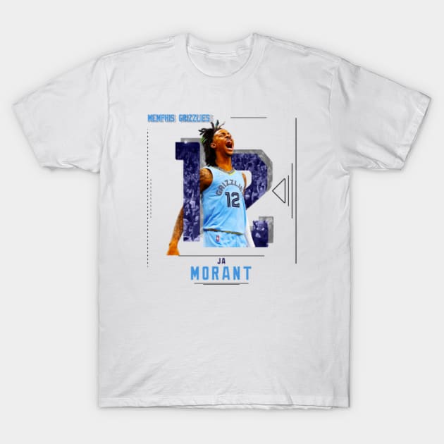 Graphic Design Ja Morant 12 Memphis Grizzlies Basketball Unisex T