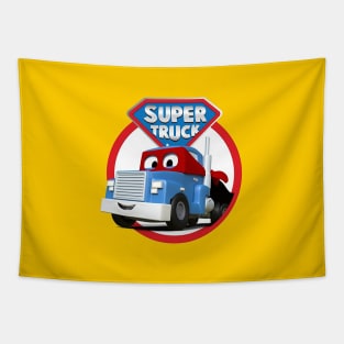 Carl the Super Truck of Car City Tapestry